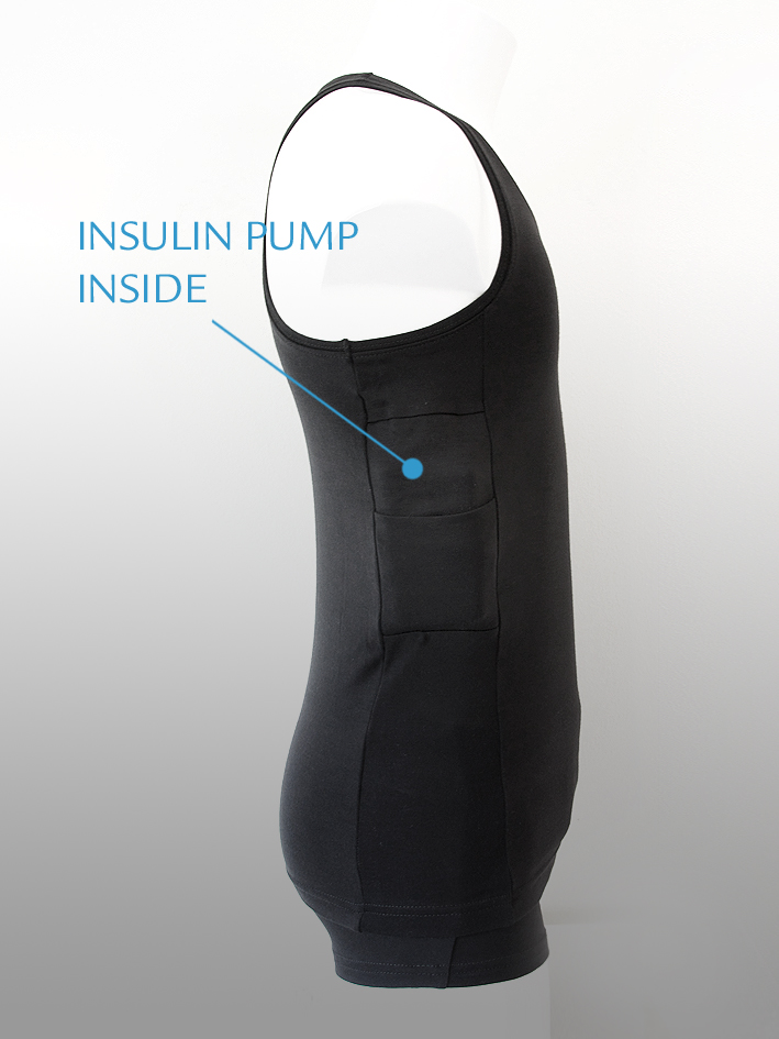 Clothes to carry insulin pump and pen AnnaPS